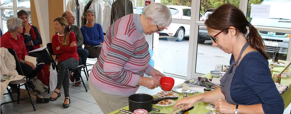 Atelier nutrition lors de la Semaine Bleue