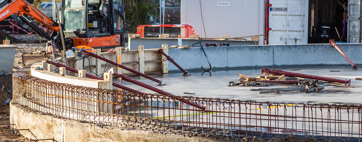 Aménagement du bassin du square Hervo