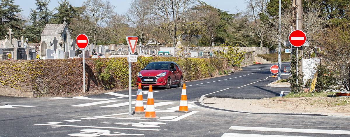 L’accès au cimetière de Pornichet modifié