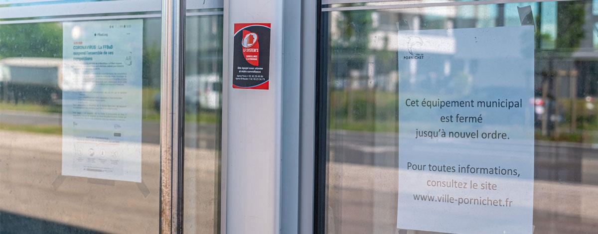 A Pornichet,  la plupart des équipements sportifs restent fermés