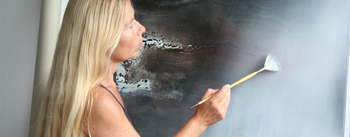 L’artiste Carole BECAM en réouverture de la salle d’expo de Pornichet