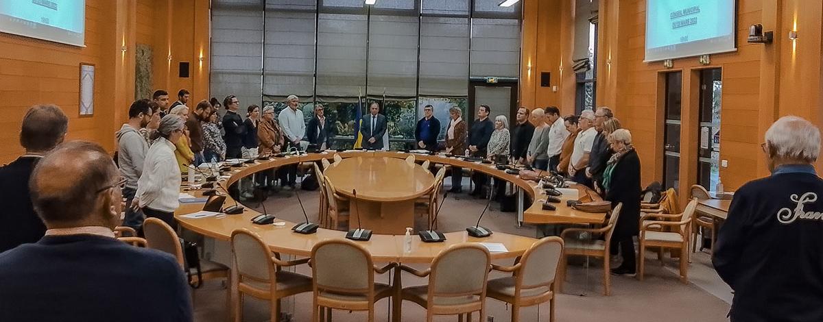 ukraine minute de silence