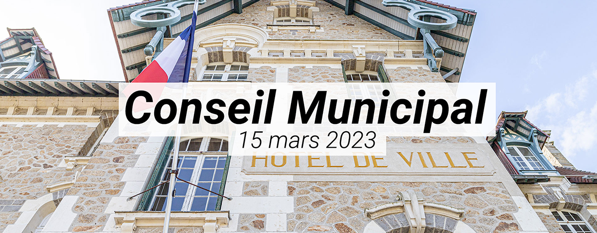 Conseil municipal du 15 mars 2023