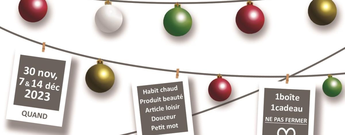 Boîte de noël solidaire