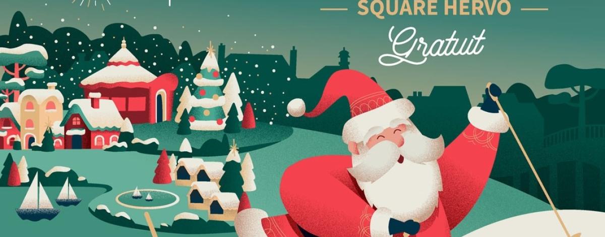 illustration Noël à Pornichet