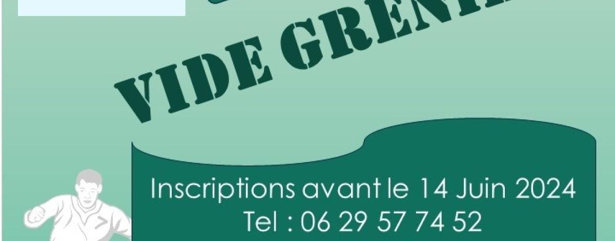 illustration Vide-greniers organisé par l’ES Pornichet football