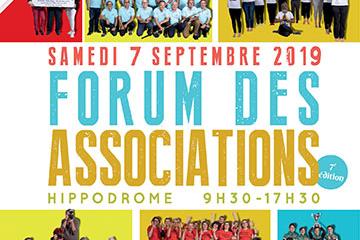 7e édition du Forum des associations : le 7 septembre, au Centre de Congrès - Hippodrome