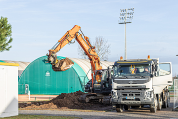 Rénovation des infrastructures du Ninon Tennis Club : les travaux lancés