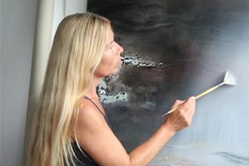 L’artiste Carole BECAM en réouverture de la salle d’expo de Pornichet