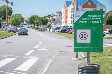 A Pornichet, même en vacances, on roule à 30 !