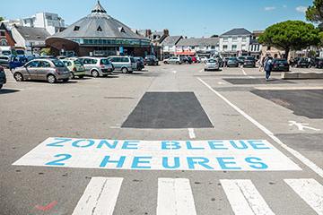 Rappel : mettez votre disque  pour vous stationner sur la place du Marché de Pornichet