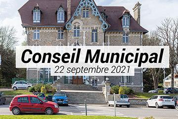 Conseil municipal du 22 septembre