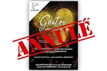 Le Goûter des aînés de Pornichet annulé