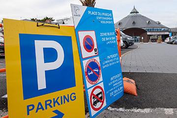 Place du Marché : la zone bleue demeure applicable