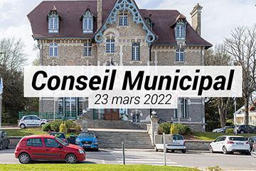Conseil municipal du 23 mars 2022