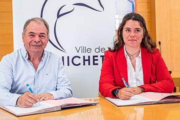 Pornichet aux côtés de sa Championne Lola SORIN