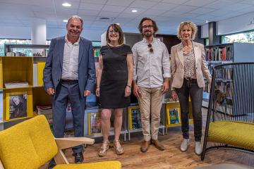 inauguration médiathèque