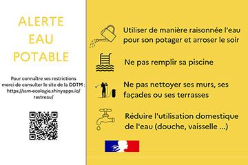 Alerte sécheresse : des mesures pour préserver l'eau