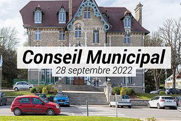 Conseil municipal du 28 septembre 2022