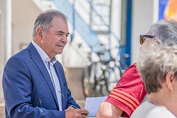 Les élus à la rencontre des habitants du secteur du Pouligou, le samedi 26 novembre