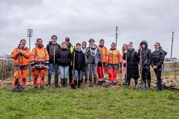 La mini forêt du Parc Paysager confortée pour les nouvelles générations