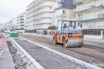 Front de mer : la circulation fermée pour la pose de l’enrobé