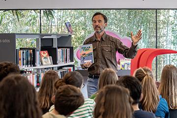 Thierry Colombié, lauréat du Prix Ados 2023, à la rencontre des collégiens