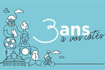 3 ans à vos côtés